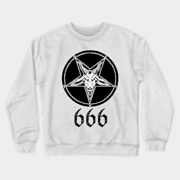 666 PENTAGRAM Crewneck Sweatshirt by ohyeahh